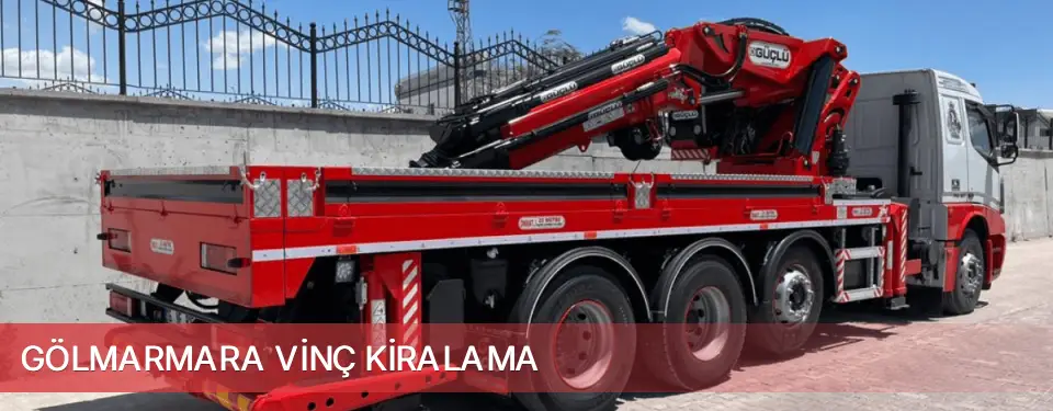 Gölmarmara İlçemi Vinç Kiralama
